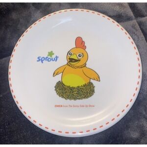 PBS Kids Sprout Chica The Sunny Side Up Show Plate
